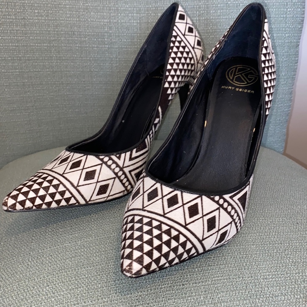 Womens Brown/White Heels Size 41